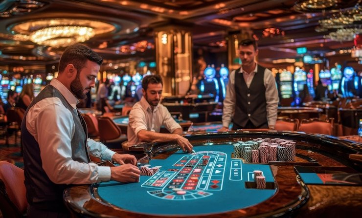 Live Sic Bo dice roll visible on akurat toto mobile phone screen with real-time betting interface